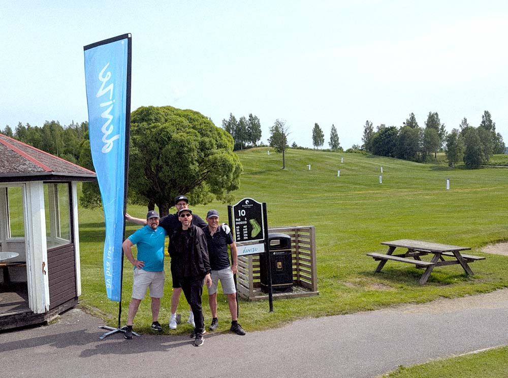 Devize på Öjestrands golfklubb, hål nr 10